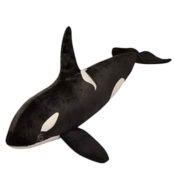 シャチのぬいぐるみ Amazon.co.jp: lilizzhoumax リアルなシャチのぬいぐるみ 深海魚